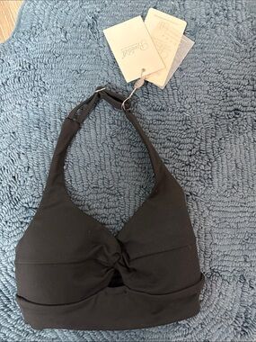Bombshell Sportswear Black Halter Sports Bra
